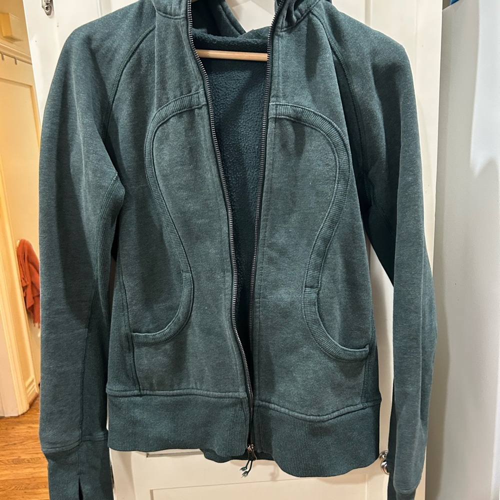 lululemon athletica Teal Green Full-Zip Hoodie